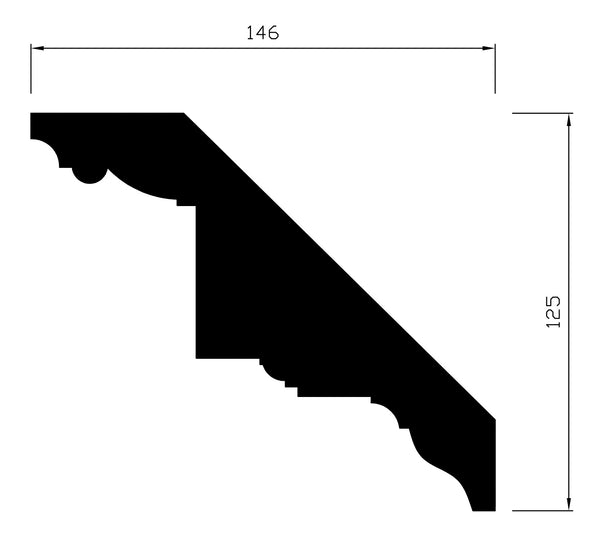 C335 - Classic Modillion Block cornice