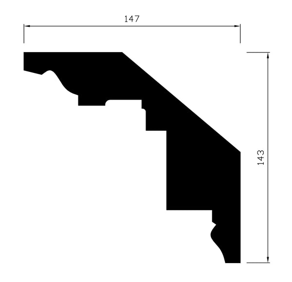 C336 - Regal Dentil cornice