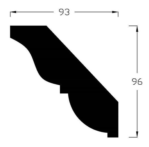 C204 - Small Stepped Ogee - Cornice