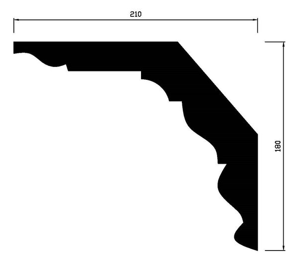 C259  - Belhaven Stepped Ogee - Cornice