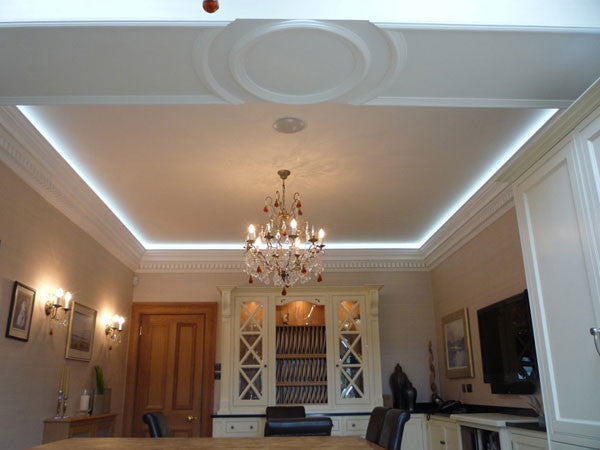 Cornice ceiling deals light